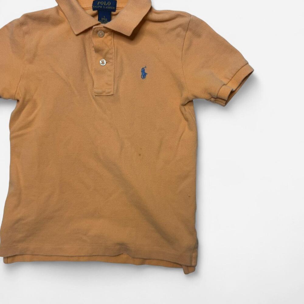 Polo Ralph Lauren Orange Polo Shirt Youth Size 5 - Picture 5 of 6
